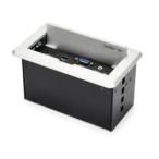 StarTech.com ケーブル収納ボックス/埋め込みタイプ/USB充電ポート/演題・机用 目安在庫=△