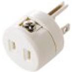 サンワサプライ 2P→3P変換アダプタ TAP-AD1RN メーカー在庫品