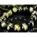 全珠キャッツアイ4A+グリーンキャッツアイトルマリンブレスレット6mm-6...