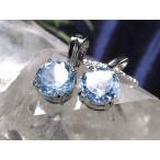 スイスブルートパーズペンダントトップラウンドカット型石サイズ約8mm1個売...