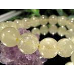 稀少 クリストバライト内包 リビアングラス ブレスレット 11mm×18珠 リビア砂漠の秘宝 隕石由来の天然インパクトガラス エジプト産 パワーストーン 天然石