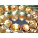 店頭展示中タイチン針4A+ヘマタイト入りゴールドタイチンルチルクォーツブレ...