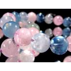 AA+MIXベリルブレスレット7mm-7.5mm×26珠前後ふんわりパステ...