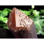 ショッピングパワーストーン 未来を拓く逆三角形と大地を纏う赤き帽子 トライゴーニック有り レッドキャップ アメジスト 単結晶 最大幅 59mm 重さ 56.5g 2月の誕生石