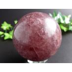 希少 レア石 モスコバイト 白雲母 丸玉 直径約62mm 重さ325g マンガンを含む深い赤褐色 キラキラと輝く小豆色の丸玉 一点もの ロシア産 パワーストーン