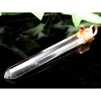 レムリアンの記憶が宿る、コロンビア産 奇跡の水晶 コロンビア産 レムリアン水晶 結晶ポイント ペンダントトップ 長さ 62mm 重さ 4.1g 人生を照らす