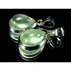 プレナイトペンダントトップぷっくりドロップ型1個売り縦約10mm前後透明度...