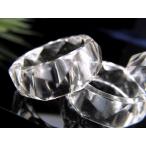 プレミア水晶贅沢使用ガネーシュヒマール産クリスタルカットリング石サイズ縦幅...