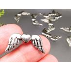  Angel Heart аксессуары детали 1 комплект 10 штук входит ширина 22mm× длина 11mm metal детали серебряный Angel браслет подвеска .inmy Power Stone 