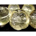 達磨の力強い表情を忠実再現リビアングラスだるまタンブルビーズ長さ約13.5...