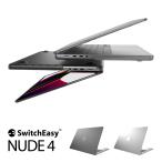 MacBook Air M4 M3 M2 ケース フロスト クリア 排熱口 半透明 シンプル ハードケース 薄型 カバー MacBookAir 13.6インチ 2025 2024 2022 対応 SwitchEasy NUDE