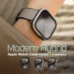 アップルウォッチ カバー フィルム 一体型 耐衝撃 薄型 軽量 フルカバー Apple Watch 10 46mm アップル ウォッチ Series 10 対応 SwitchEasy Modern Hybrid Case