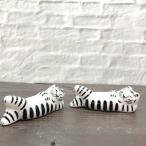 ショッピング箸置き リサラーソン 箸置き 2個セット ねころぶ白虎 干支シリーズ 2022 波佐見焼 トラ とら 寅 置物 陶器 lisa larson