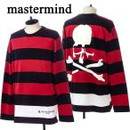 ショッピングスカル マスターマインド スカル バック プリント 長袖ボーダーカットソー Tシャツ MASTERMIND