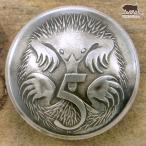 コンチョ　ボタン　本物コイン使用　オーストラリア　5セント　ハリモグラ　直径約18mm　sizea　動物　コインコンチョ　ネジ式コンチョ　パーツ