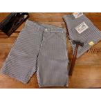 SUGAR CANE : 11oz. HICKORY STRIPE WORK SHORTS [SC52566] / Sugar Cane 11 унция Hickory полоса Work шорты [SC52566]