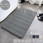 バスマット 足ふきマット 吸水 速乾 40*60cm マイクロファーバー トイレ お風呂 玄関 浴室 マット バス用品 滑り止め 洗濯機 丸洗い可 ふわふわ 大判 軽量 快適