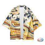  кимоно кардиган мужской женский журавль рисунок общий рисунок тонкий zonchi- лето осень ..... перо тканый .. японский стиль современный . большой размер соответствует внешний 