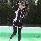 水着 ビキニ ラッシュガード 子供 女子 体型カバー セパレート 水着セット スクール ジュニア 学生 中学 女児 キッズ 日焼け防止 紫外線対策