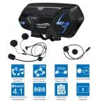FODSPORTS バイク インカム M1-S 最大８人同時通話 Bluetooth4.1 全二重通信 インターコム 連続使用10時間