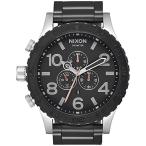 ショッピングnixon ニクソン NIXON 腕時計 51-30 CHRONO スティール/ブラック　A083-2541　A0832541