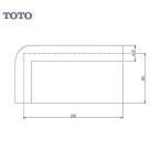 TOTO умывание туалетный столик часть материал осушение труба стена осушение для [LO95] стена осушение для производитель прямая поставка 