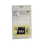 ジャパックス　業務用ポリ袋70L　半透明　　0.04ｘ800ｘ900mm　100枚入り　　　　（10枚ｘ10袋）P-74