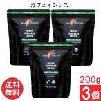 マウントハーゲン オーガニック フェアトレード インスタントコーヒー カフェインレス 詰め替え用 ジップバッグ 200g×3個