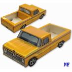 [001961]  ６６　FORD PICK UP　(イエロー)　ペーパー　クラシック　クルーザー　フォード　1966