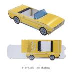 [001966]  ６４　Ford　マスタング　(イエロー）　ペーパー　クラシック　クルーズ　フォード　1964