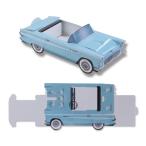 [001970]  ５６　Ford　サンダーバード　(ブルー)　ペーパー　クラシック　クルーズ　フォード　1956