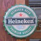 王冠壁掛け看板 Heineken ハイネケン 立体 ビンテージ アメリカン雑貨 ガレージ インテリア ウエルカムボード2