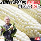  кукуруза Hokkaido белый белый 4шт.@ дыня .... сырой еда OK белый шоколад whip кукуруза сахар раз 18 раз 
