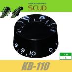 SCUD KB-110　スピードノブ　ミリ　ブラック　ポットノブ　スカッド