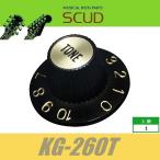 SCUD KG-260TI　スカートノブ　インチ　トーン　ブラック　ゴールドキャップ　メタルトップ　ウィッチハット　ソンブレロ　ポットノブ　スカッド