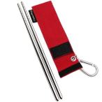 携帯箸 アウトドア chopsticks エコ 折り畳み 箸 マイ箸 料理 調理道具 収納袋付き ステンレス 1膳