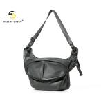 マスターピース フロントパック/ブラック メンズ フェイス/レザーver. 02870-l master-piece【選べるノベルティ付】