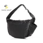 ショッピングPIECE マスターピース ショルダーバッグ/M/ブラック メンズ アーク/ソリッド 224061-S master-piece【選べるノベルティ付】