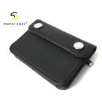 ショッピングPIECE マスターピース コンパクトウォレット/ブラック メンズ キャスト 997003 master-piece【選べるノベルティ付】