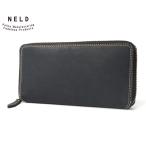 【限定オリジナルカラビナプレゼント！】ネルド レザーラウンドファスナー長財布/ブラック メンズ プエブロ an143 NELD【選べるノベルティ付】