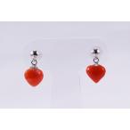 Yahoo! Yahoo!ショッピング(ヤフー ショッピング)珊瑚　サンゴ　ピアス　揺れる　K18WG　18金　ホワイトゴールド　コーラル　天然　ナチュラル　ジュエリー　安心の宝石保証書付き　送料無料　