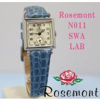 Rosemont　Nostalgia　ロゼモン　ノスタルジア　N011-SWA-LAB　アクアブルー　本ワニ革　送料無料