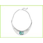 Robert Lee Morris Aqua Smile Frontal Necklace Robert Lee Morris Chokers WOMEN レディース Aqua