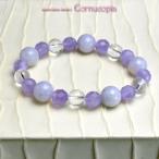 【開運】ラベンダー翡翠＆ラベンダーアメジストレディースブレスレット　送料無料　2021年開運石・開運色　パワーストーン　天然石