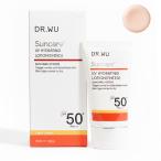 訳あり品 ドクターウー サンスクリーン+モイスト（色付き） 35ml SPF50+ PA+++ 訳あり品(旧パッケージ 期限間近)[0051] メール便無料[C]
