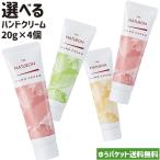 ショッピングハンドクリーム パックスナチュロン ハンドクリーム 選べる 20g×4個セット(無香料/ゼラニウム＆ラベンダー/イランイラン＆ミュゲ)  pax 太陽油脂 メール便送料無料