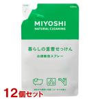 ショッピング重曹 ミヨシ 暮らしの重曹せっけん 泡スプレー 詰替用 230mL×12個セット MiYOSHi 送料込