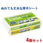 スコッティ ペーパーふきん サッとサッと 400枚(200組)×4個セット scottie キッチンペーパー 日本製紙クレシア(Crecia) 送料込(北海道除く)