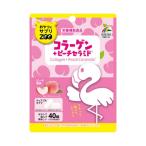 水なしで噛んで美味しいチュアブルタイプサプリメント おやつにサプリZOO コラーゲン+ピーチセラミド (袋タイプ) 40gユニマットリケン (UNIMAT RIKEN)