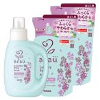 アラウ 無添加 洗濯用せっけん ゼラニウム 本体 1.2L＋詰替用 1L×2個 液体洗剤 柔軟剤なしでもふっくらした仕上がりに arau. サラヤ(SARAYA) 送料込